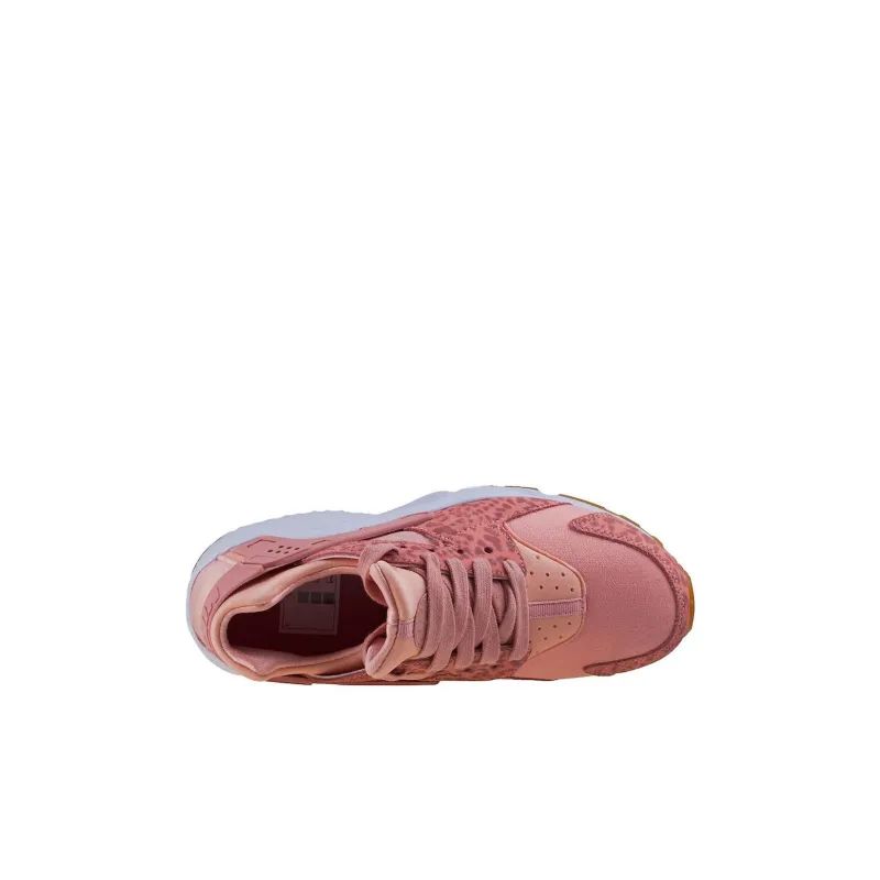 Nike Huarache Run Anti Slip Wear Resistant Low Top Kids' Running Shoes Pink Kids'-2