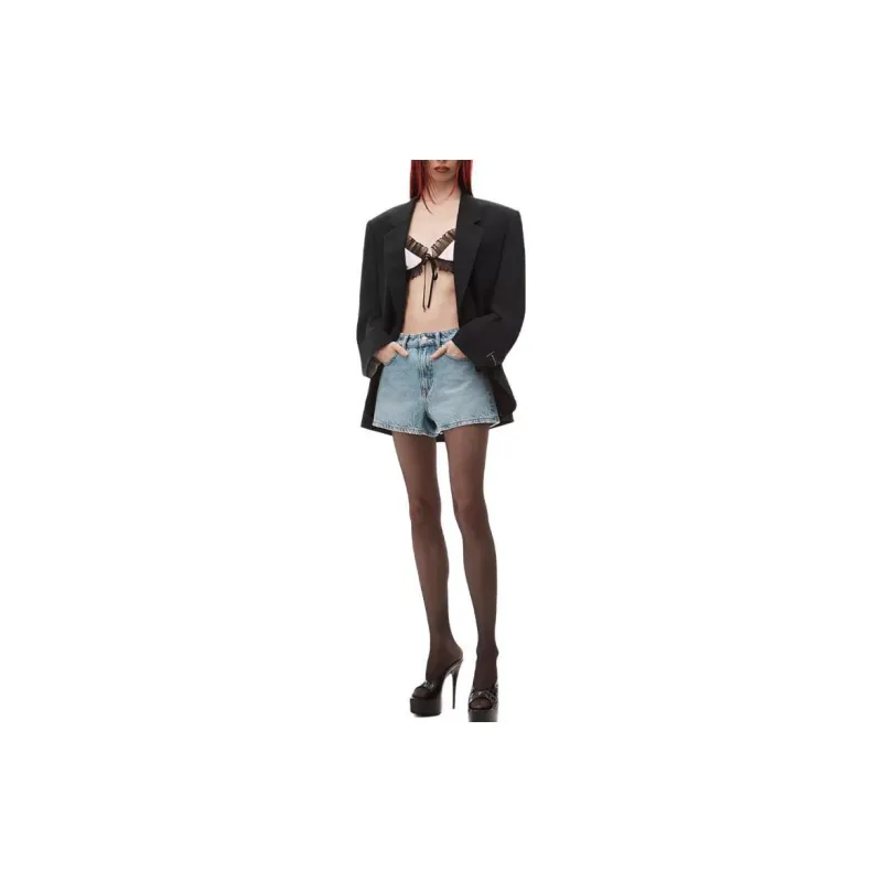 Alexander Wang Crystal pattern High waisted Shorts-2