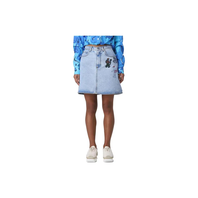 MARNI SS23 Denim Short Skirts Women's Blue-1