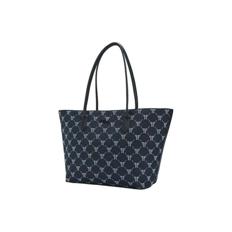 FILA Fabric Tote Bag Shopping Bag Handbag Shoulder Bag Large Size Women's Legend Blue-2