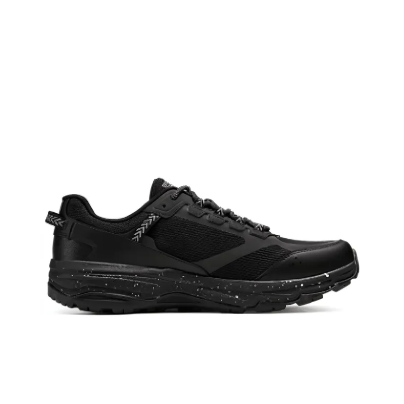 Skechers Cushioning Wear Resistant Low Top Running Shoes Men's All Black-1