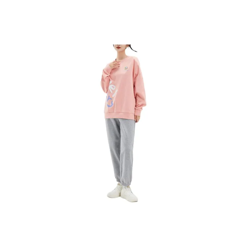 XTEP Vitality Series Sweatshirt Women's Wisteria Pink-3