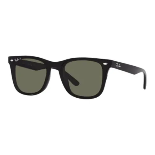 RayBan Injection Molding TR90 Square Sunglasses Unisex Black