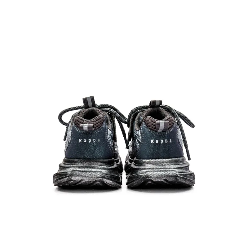 KAPPA KIDS Breathable Low Top Casual Shoes Black Silver Kids'-9