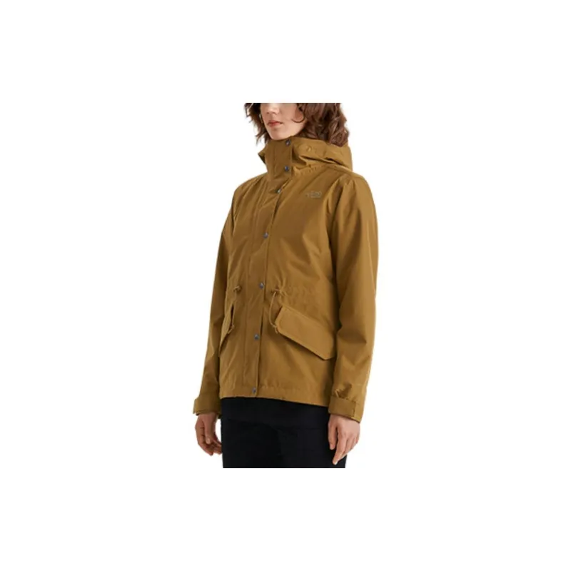 THE NORTH FACE FW22 Waterproof And Windproof To Keep Warm Windbreaker Jacket Women's Brown-3