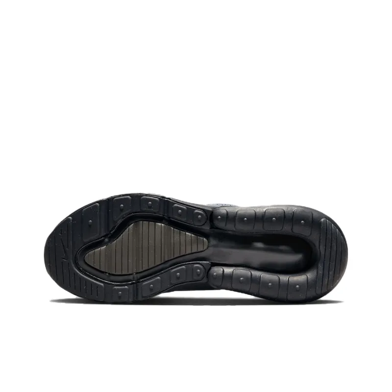 Nike Air Max 270 Wear-resistant And Lightweight Kids Lifestyle Shoes Gray Teenagers-5