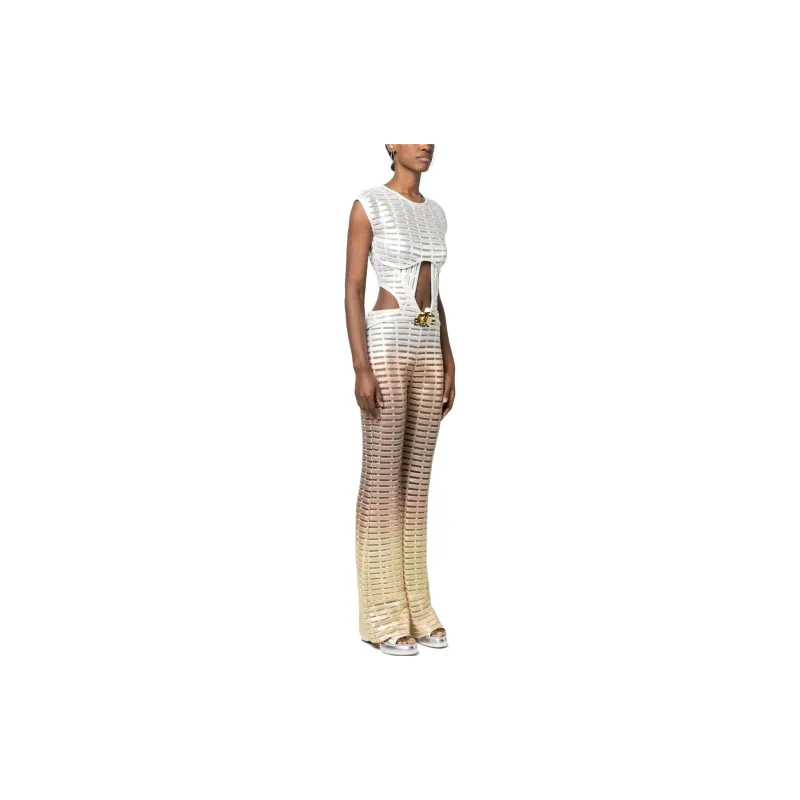 Genny Ombré Laminated print Jumpsuit-2