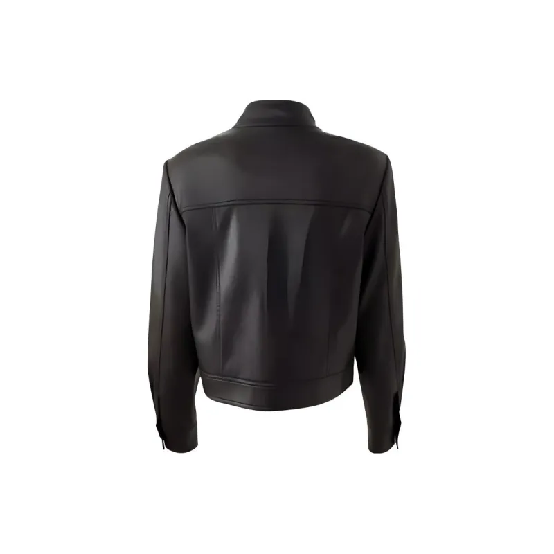 YALIDA Leather Jackets Women's-1