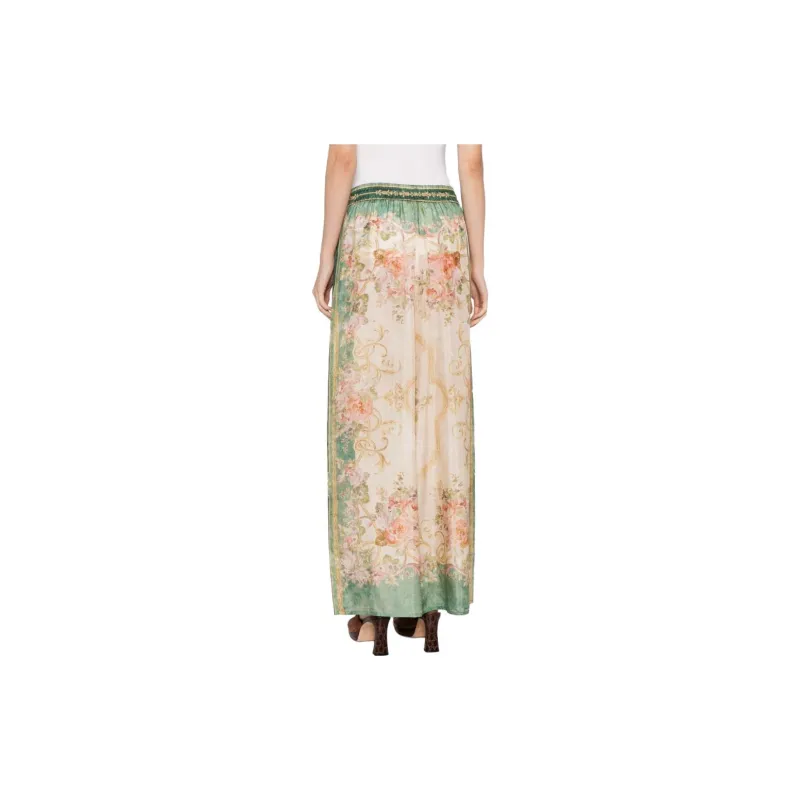 Zimmermann August Drawstring Silk Wide-leg Trousers-2