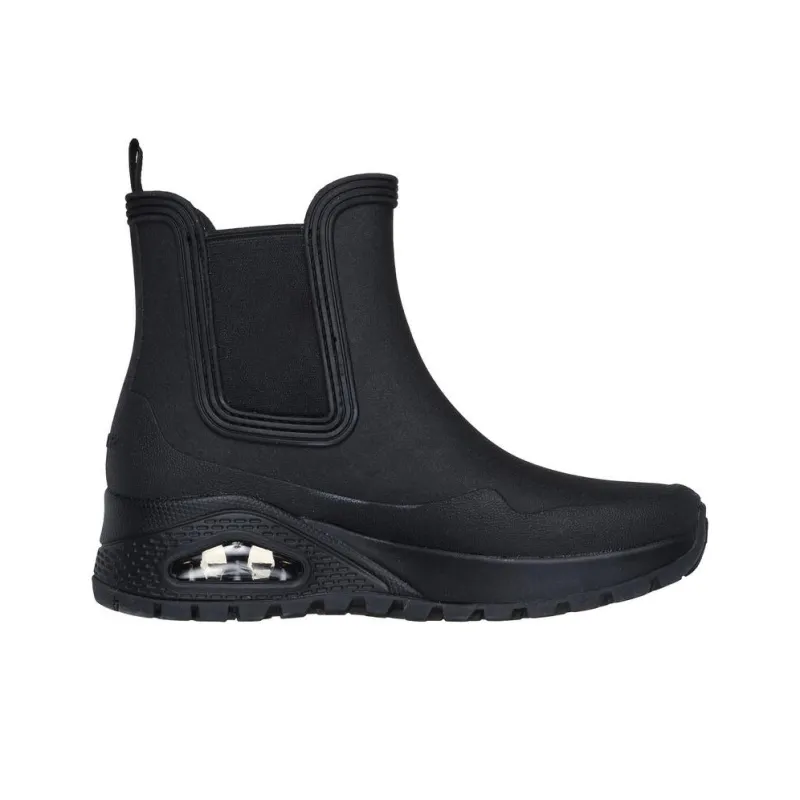 Skechers Street Anti Slip Wear Resistant Mid Top Casual Shoes Women's Black-1