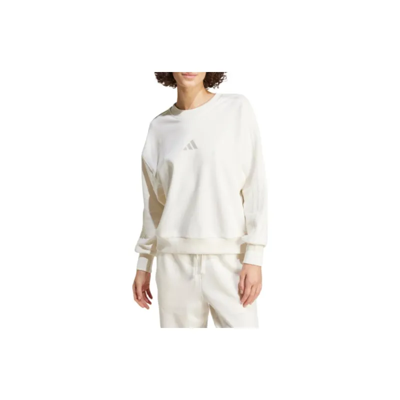 Adidas Free Shipping With AdiClub All Szn French Terry 3 Stripes Loose Sweatshirt-3
