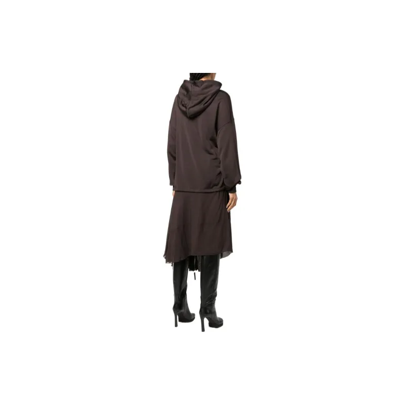 DIESEL Long-Sleeved Dresses Women's Brown-1