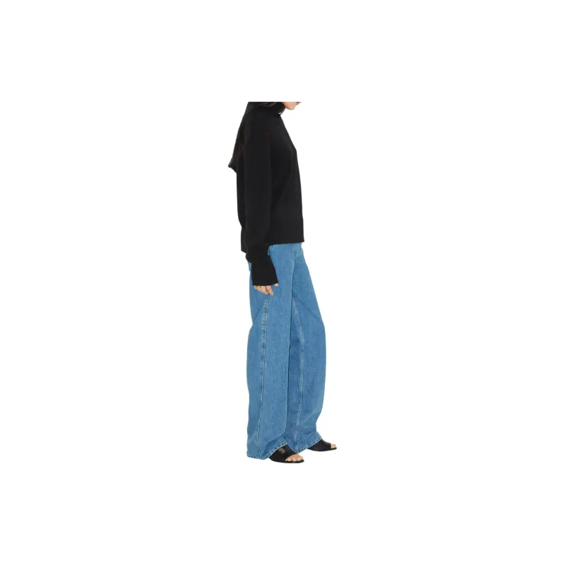 Burberry Logo-patch Flared Jeans-3