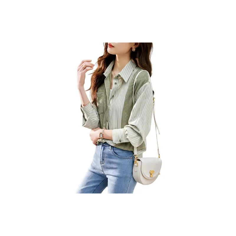 XWI Shirts Women's Monet Green-2