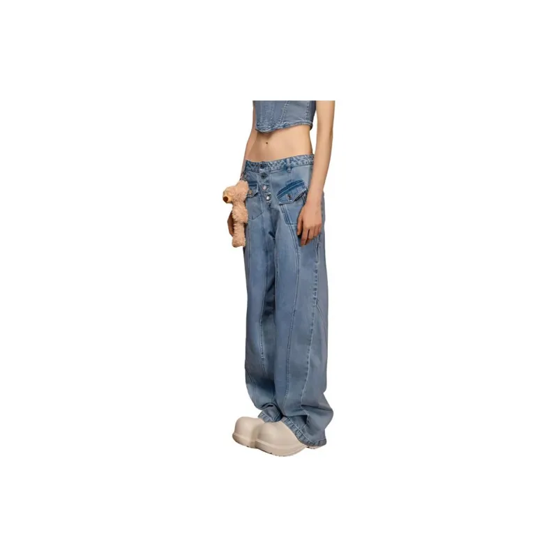 13 DEMARZO Jeans Women's Blue-4