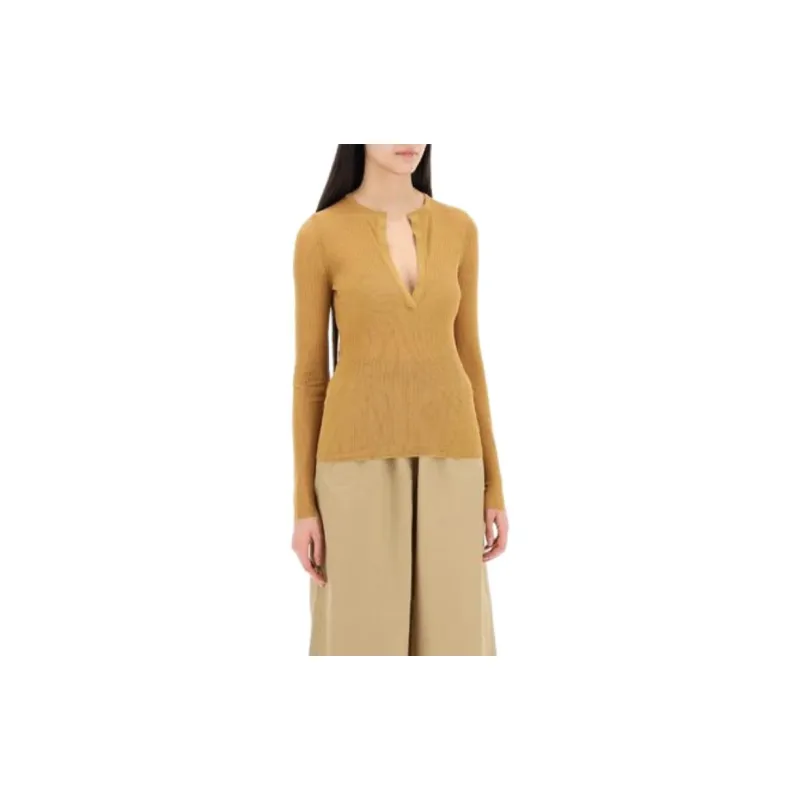 MaxMara T Shirts Women's Yellow-1