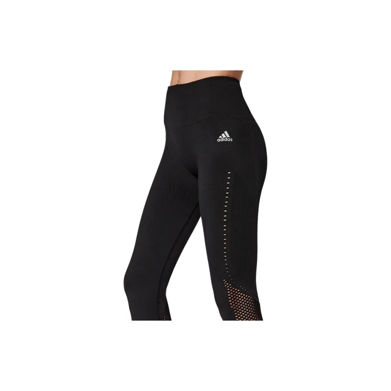 Adidas Aeroknit 7/8 Running Tights Leggings Women's Black-4