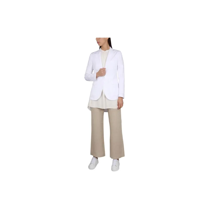 ASPESI Pocketed Single Breasted Blazer-1