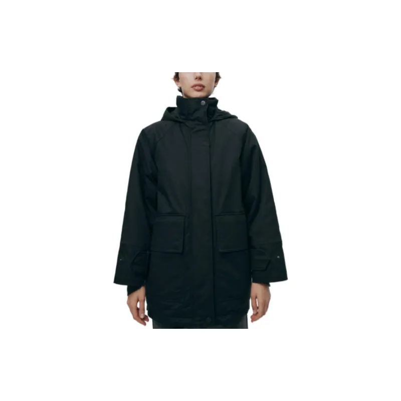 ZARA Puffer Jacket Women's Black-3