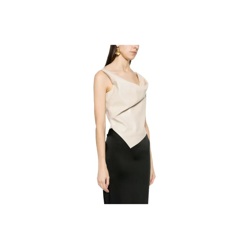 NANUSHKA SS24 Tank Tops Women's Beige-3