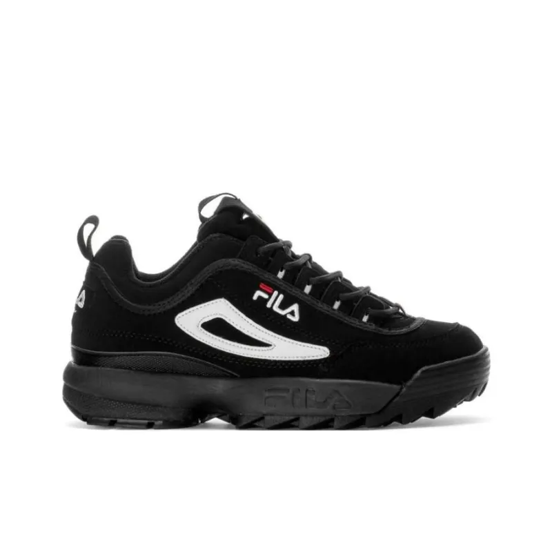 FILA Disruptor 2 Premium GS 'Black White'-1