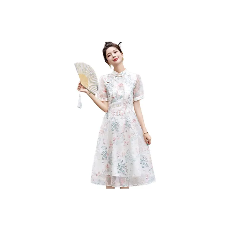 La Chapelle Short Sleeved Dress Women's-3