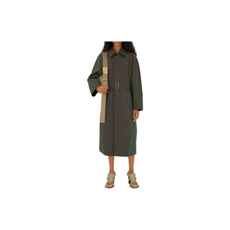 Burberry Coats Women's Imitation Vintage Green-2