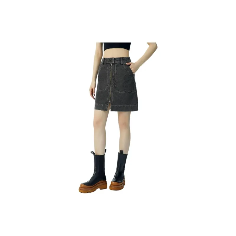 Brother Is Really Good Denim Short Skirts Women's-7