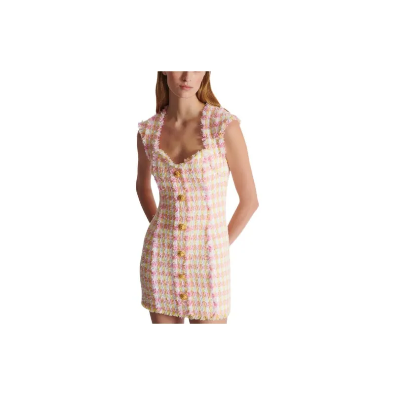 BALMAIN Miami Tweed Mini Dress-5