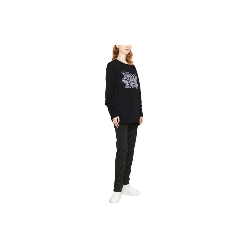 Stella McCartney Logo Detailed Oversized Sweatshirt-3