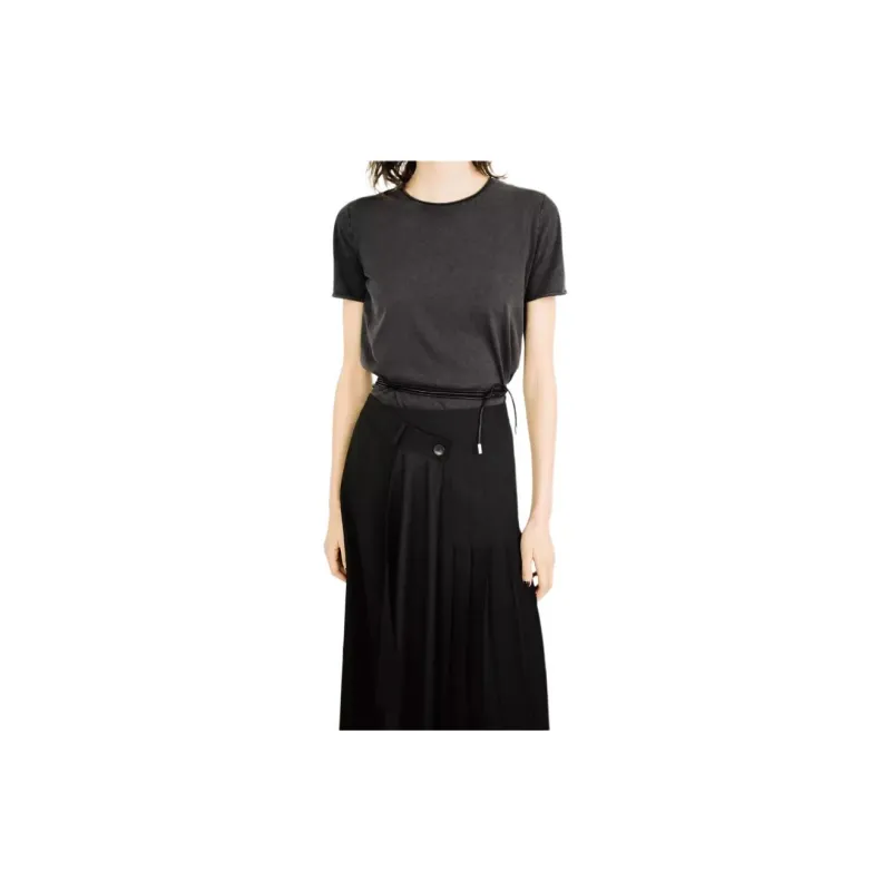 ZARA Casual Long Skirts Women's Black-5