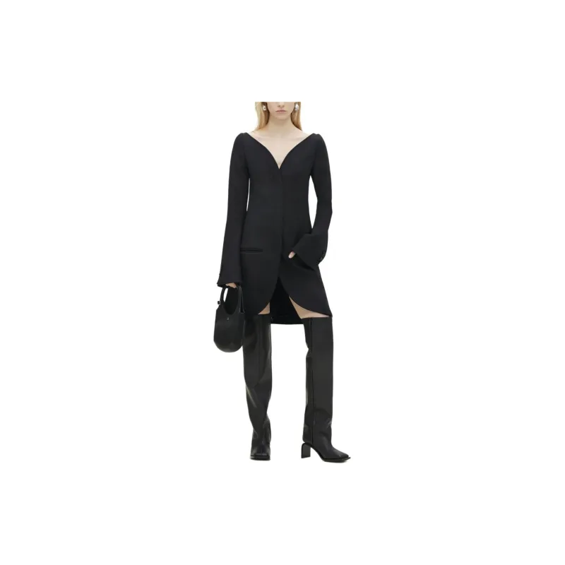 COURREGES Ellipse Heritage Crepe Coat-1