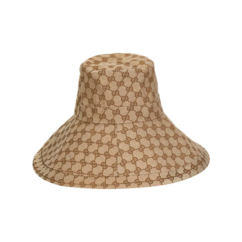 GUCCI Gg Canvas Wide Brim Hat-2