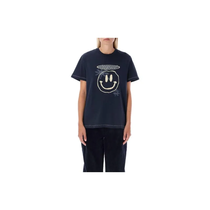 GANNI T Shirts Women's Navy Blue-2