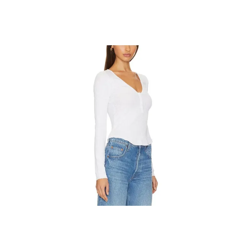 FREE PEOPLE T-Shirt Women's White-3