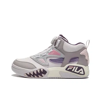 FILA KIDS Cushioning Low Top Kids' Skateboarding Shoes Gray Pink Teenagers