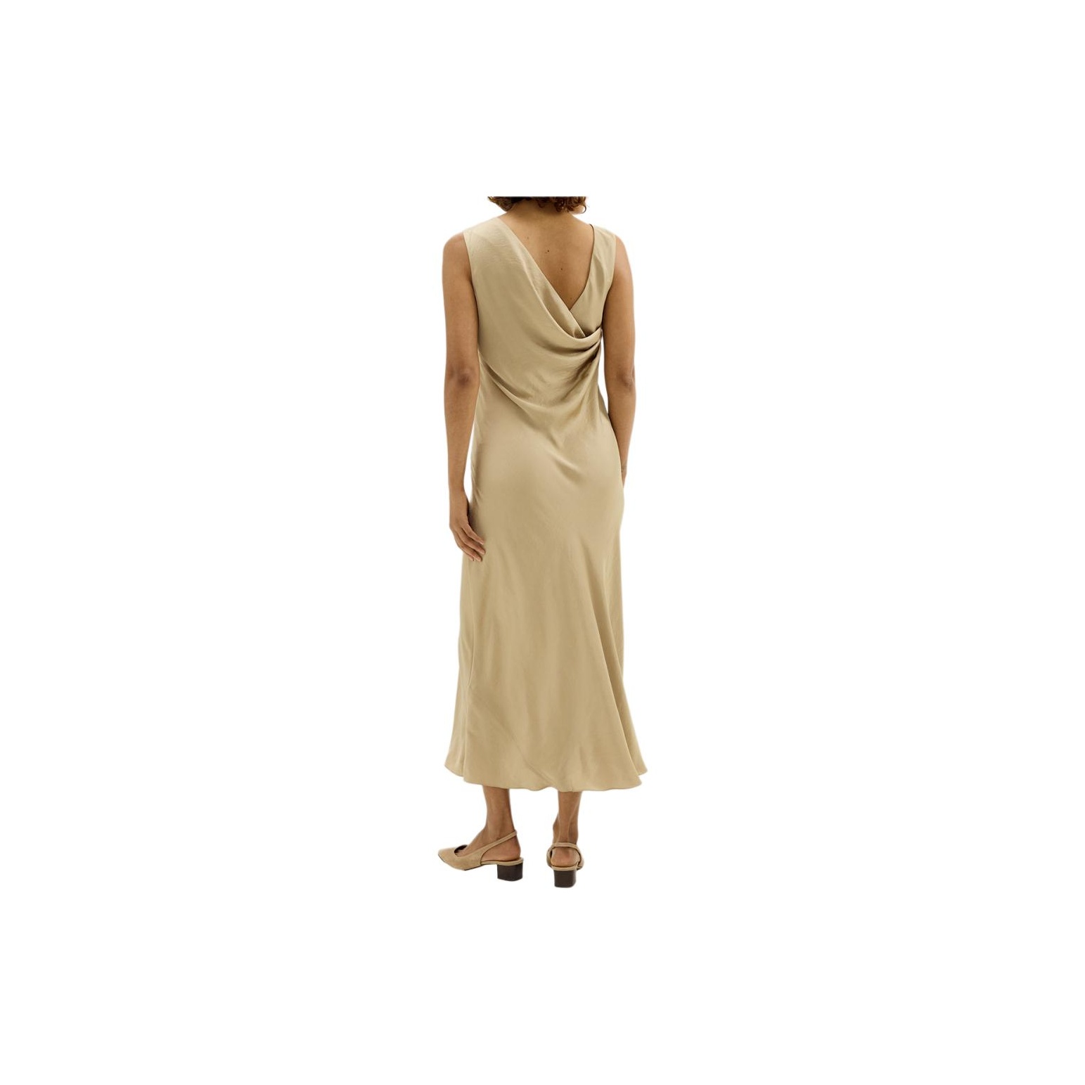 THEORY Sleeveless Dresses Women's Metallic ZMY S - POIZON