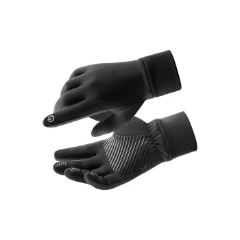 Aito Riding Equipment Cycling Glove Outdoor Unisex Silicone Conductive Fabric SMLXL Black