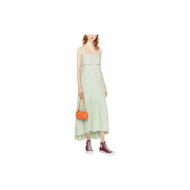 THEORY Slip Dresses Women's Light Green-1