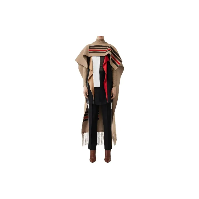 Burberry Cloaks Women's Khaki-1