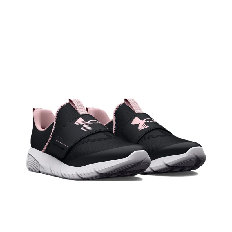 Under Armour Flash Anti Kick Low Top Kids' Running Shoes Black Teenagers-2