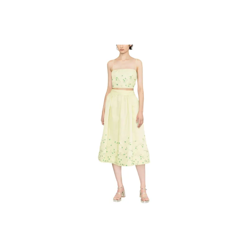 GANNI Camisoles Women's Green-2