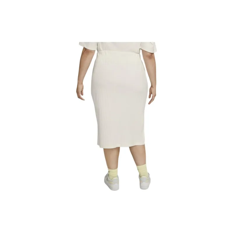 Nike Sportswear Chill Rib Women's Slim Midi Skirt Plus Size-5