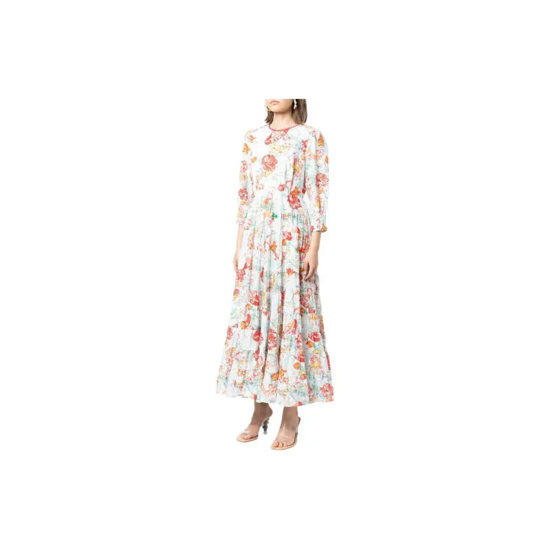 Rixo Long-Sleeved Dresses Women's Multicolor-2