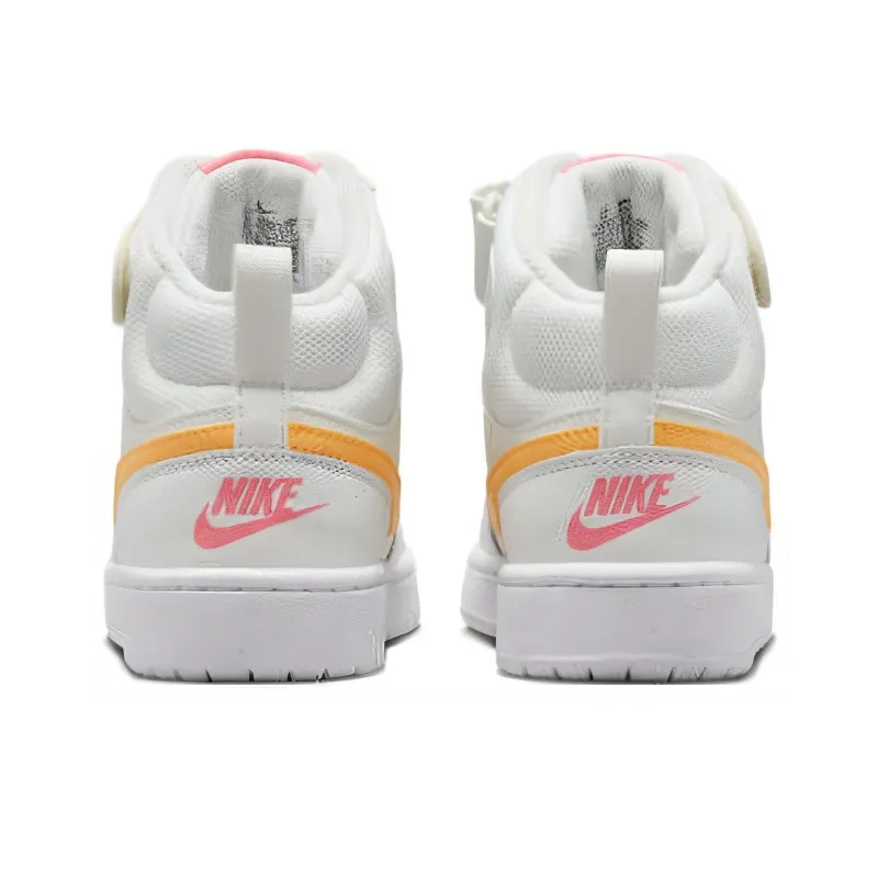 Nike Court Borough Mid 2 GS 'White Topaz Gold'-9