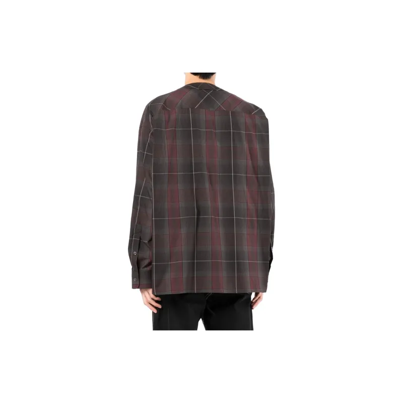 Maison Mihara Yasuhiro Shirts Men Dark Red-3