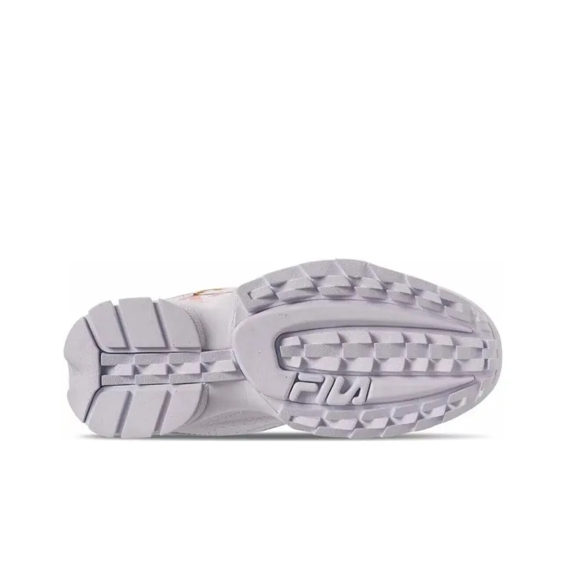FILA Women's Disruptor 2 Script 'White Chalk Pink'-5