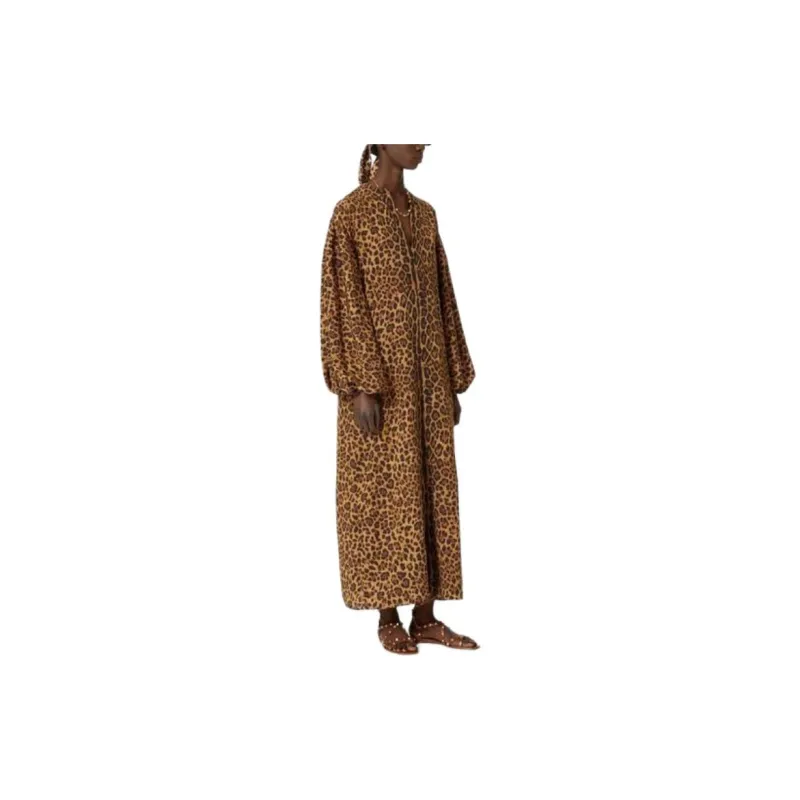 Valentino Long-Sleeved Dresses Women's Yellow-2