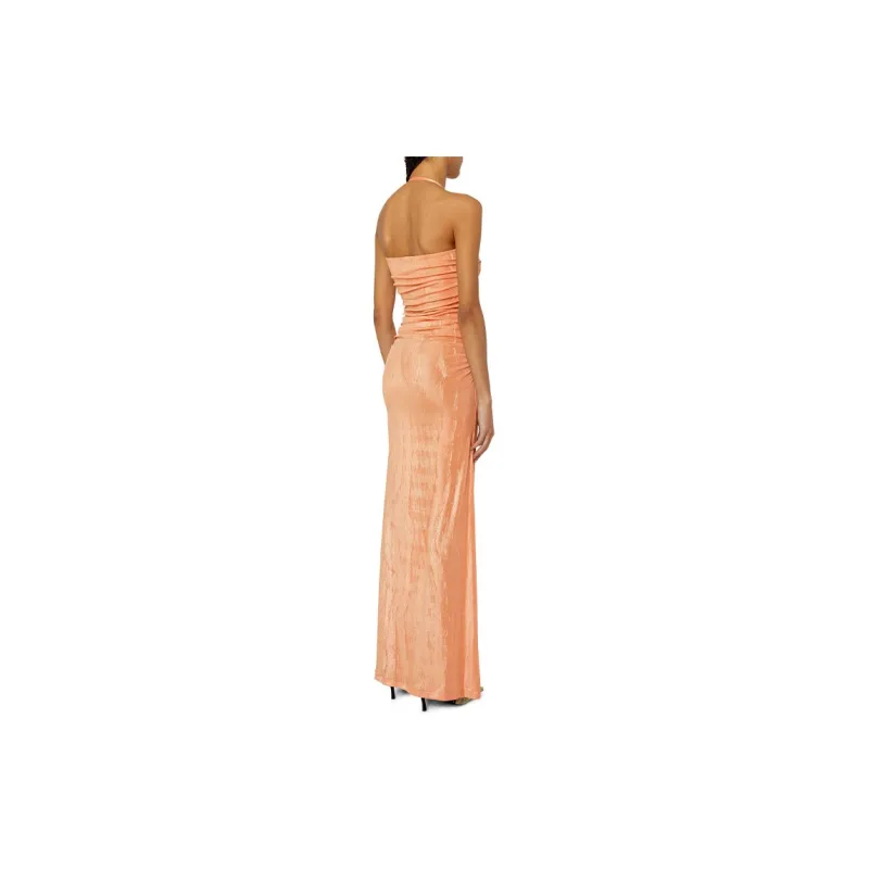 DIESEL Sleeveless Dresses Women's Orange Red-2
