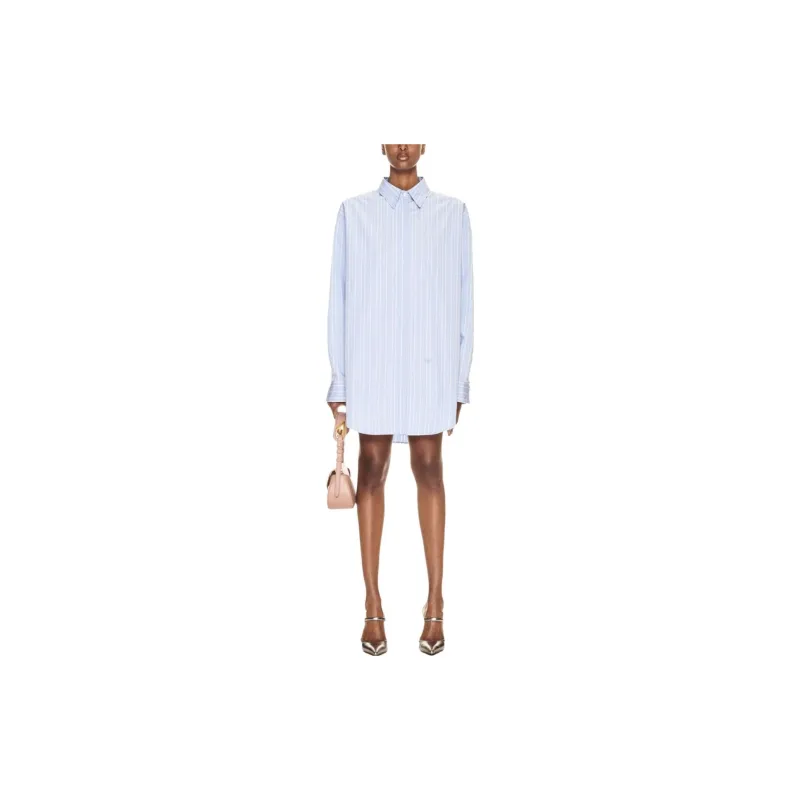 OFF WHITE Pinstriped Long Sleeved Poplin Shirt-2